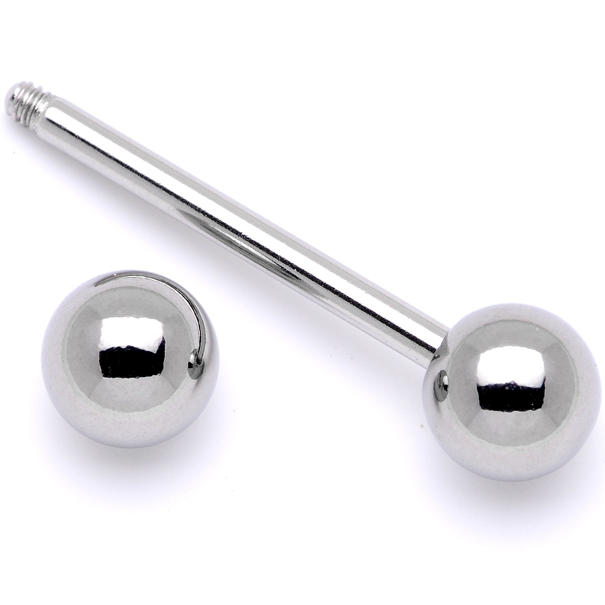 Anillo para la lengua de barra de acero inoxidable 14G 5/8 6mm