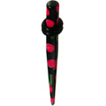 6G Black Acrylic Red Cherry Logo Taper