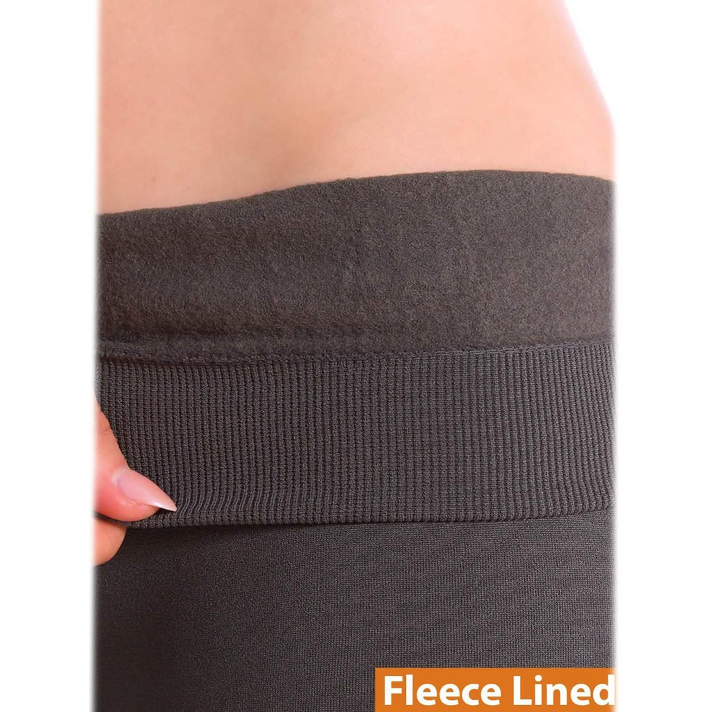 Paquete de 5: Leggings forrados de felpa de primera calidad para mujer
