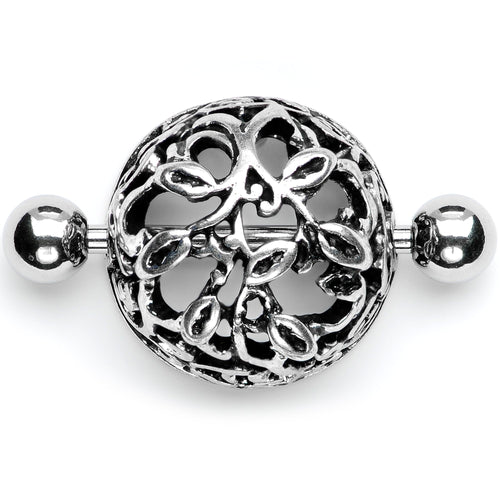 14G 9/16 Framework Twining Vines Nipple Shield Set