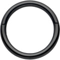 Anillo de segmento articulado de medio cierre de titanio de grado de implante de 20G