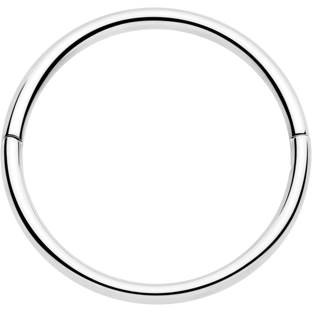 Anillo de segmento articulado de medio cierre de titanio de grado de implante de 20G