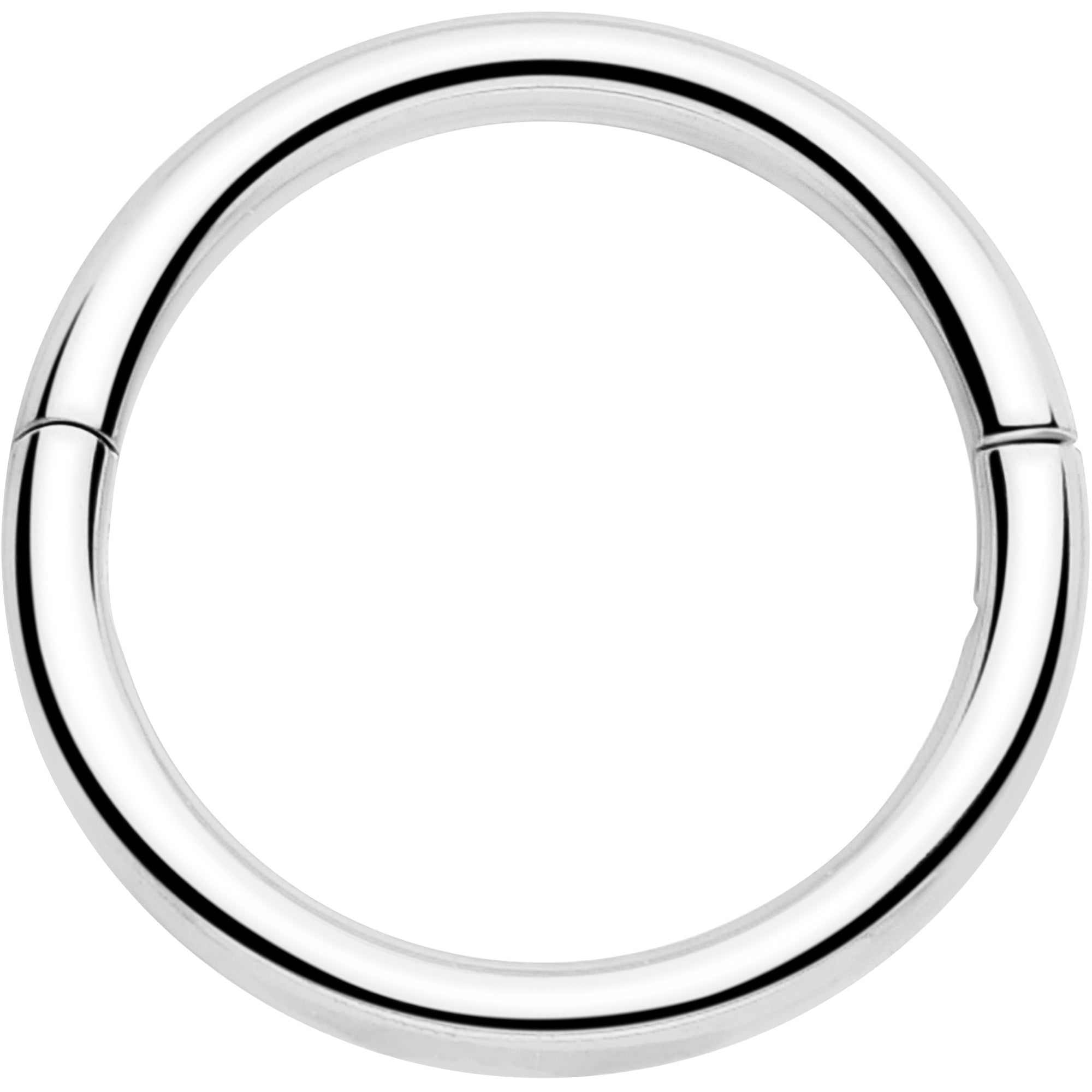 Anillo de segmento articulado de medio cierre de titanio de grado de implante de 20G