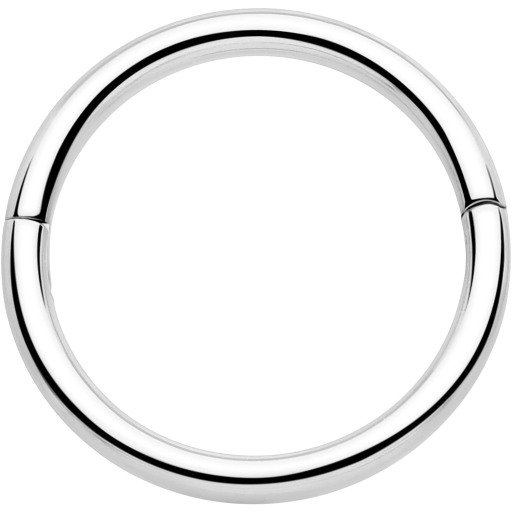 Anillo de segmento articulado de medio cierre de titanio de grado de implante de 20G