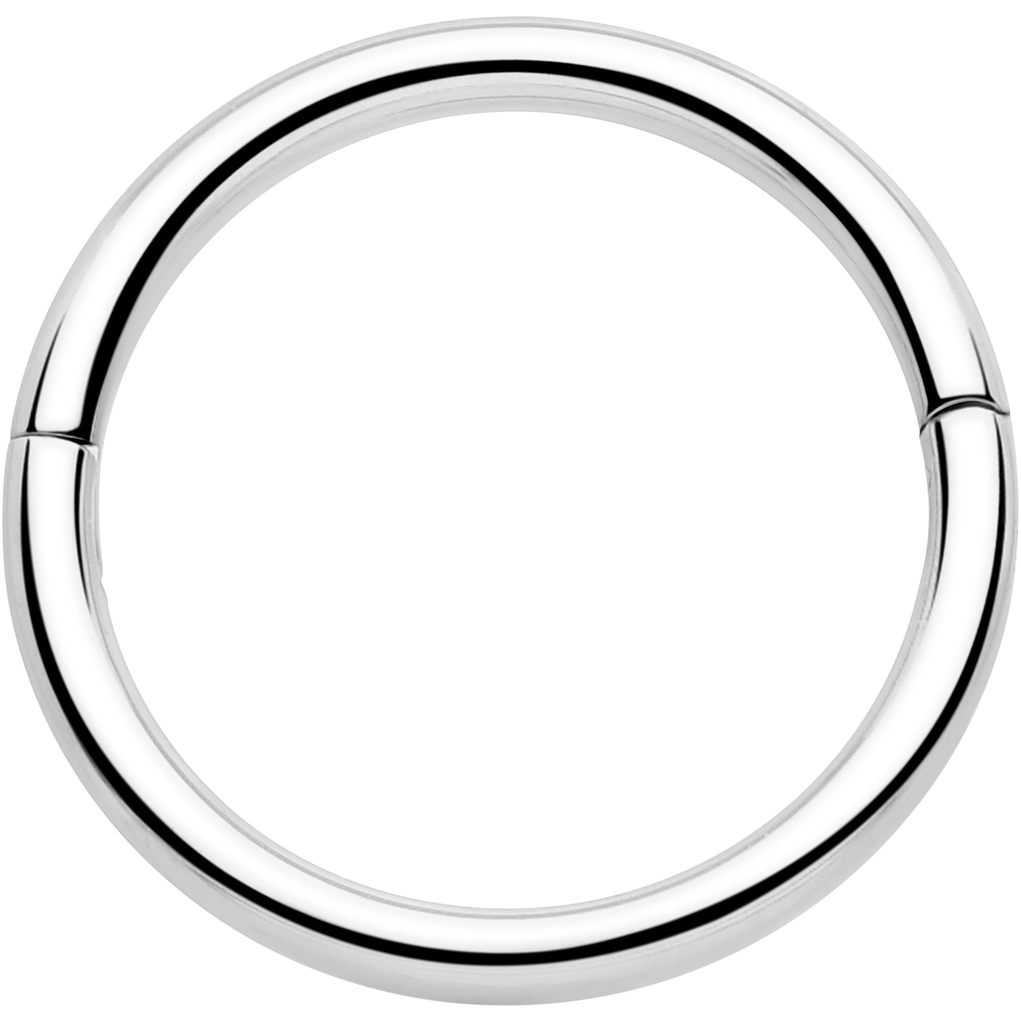 Anillo de segmento articulado de medio cierre de titanio de grado de implante de 20G