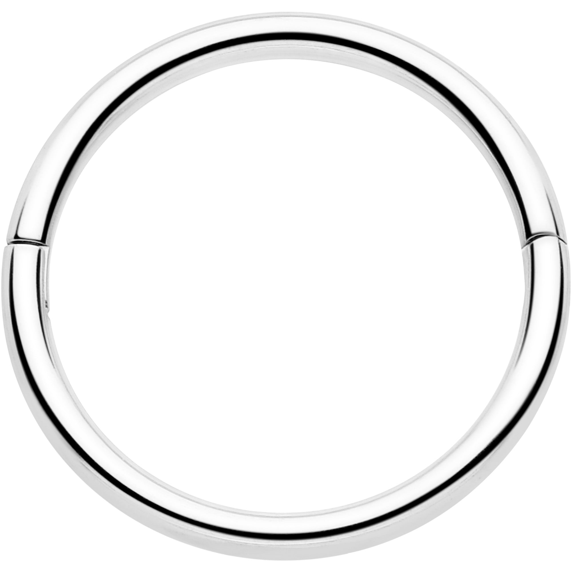 Anillo de segmento articulado de medio cierre de titanio de grado de implante de 20G