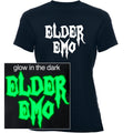 Camiseta negra para "Elder Emo" que brilla en la oscuridad