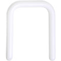 Retenedor de tabique de bioplástico flexible blanco de 16 G 7/16 cuadrado