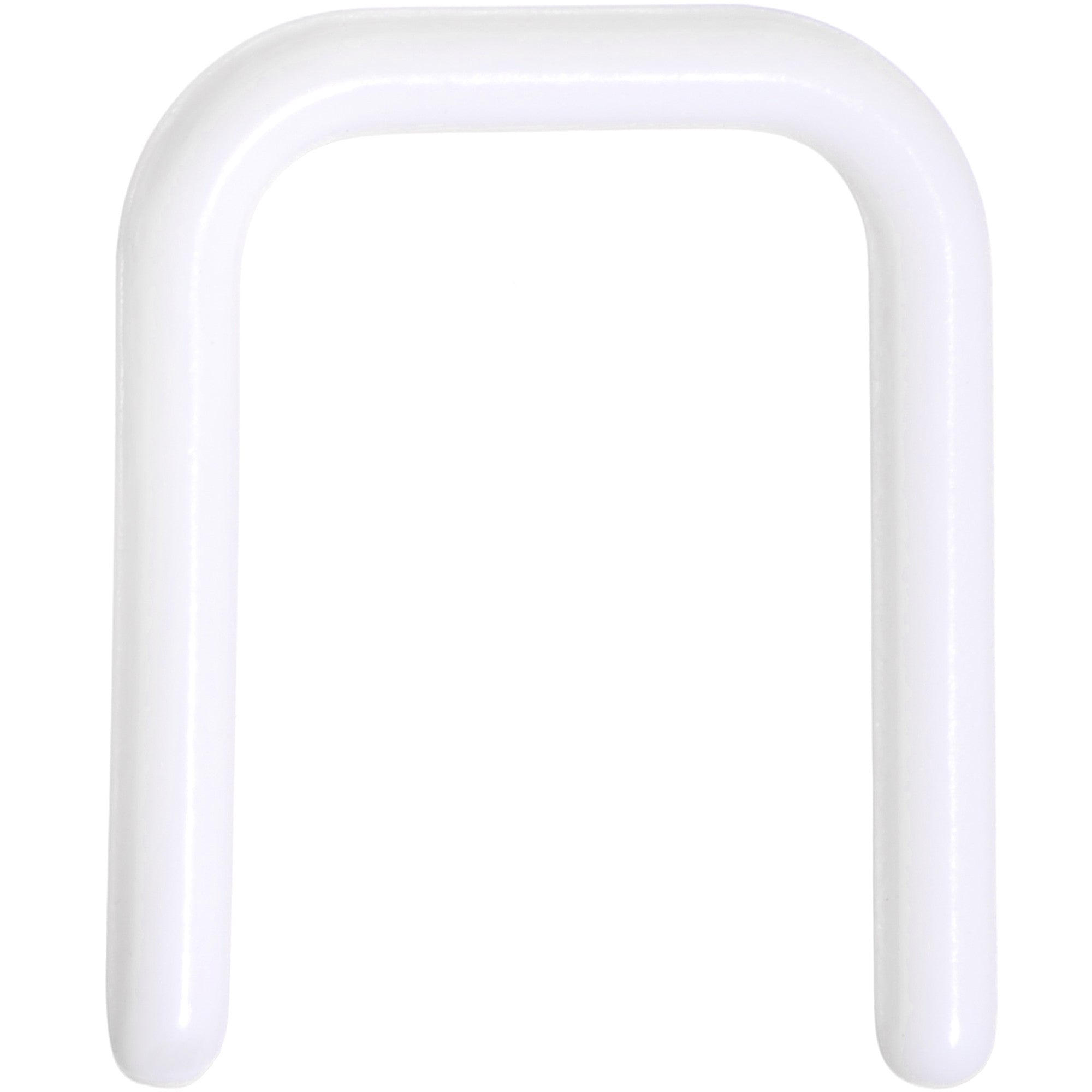Retenedor de tabique de bioplástico flexible blanco de 16 G 7/16 cuadrado