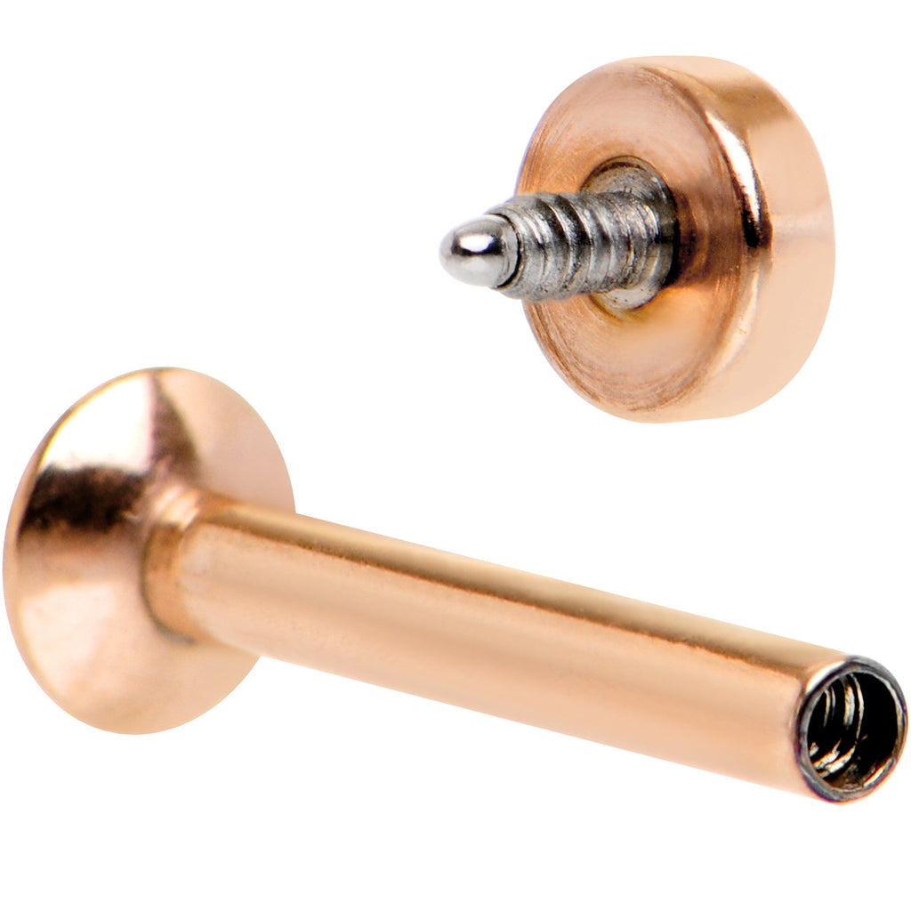 5/16 Oro Rosa IP Círculo de 3mm Rosca Interna Daith Cartílago Tragus