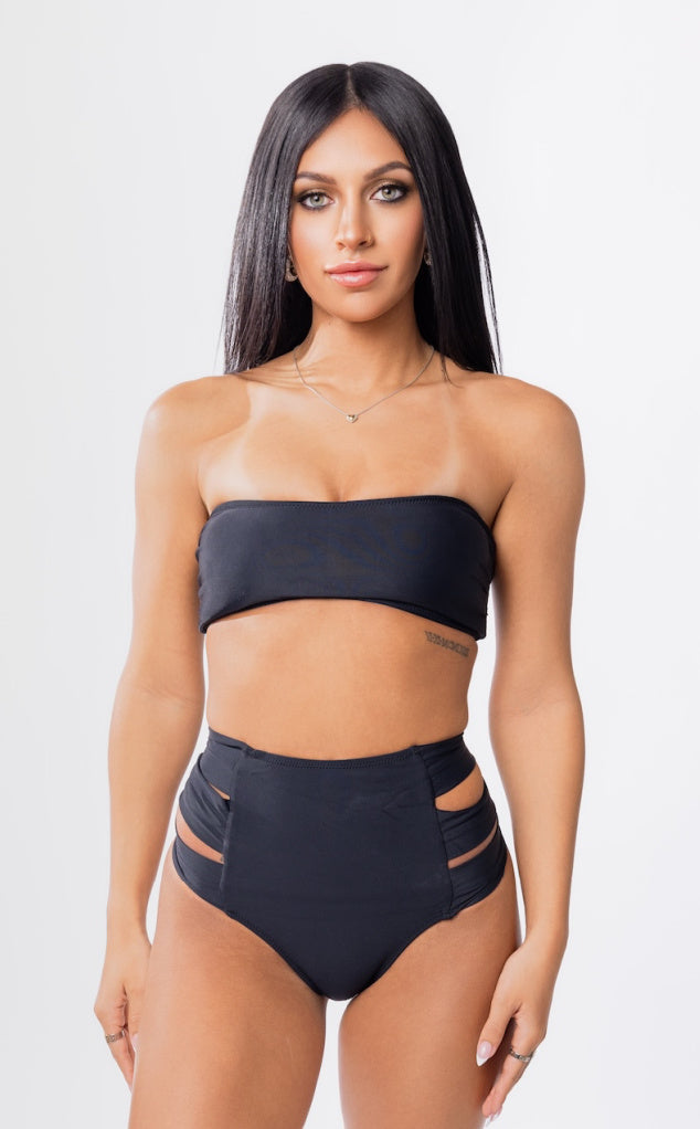 Parte inferior de bikini de talle alto Hollywood