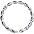 Anillo circular trenzado sin costura de acero recocido 18G 5/16