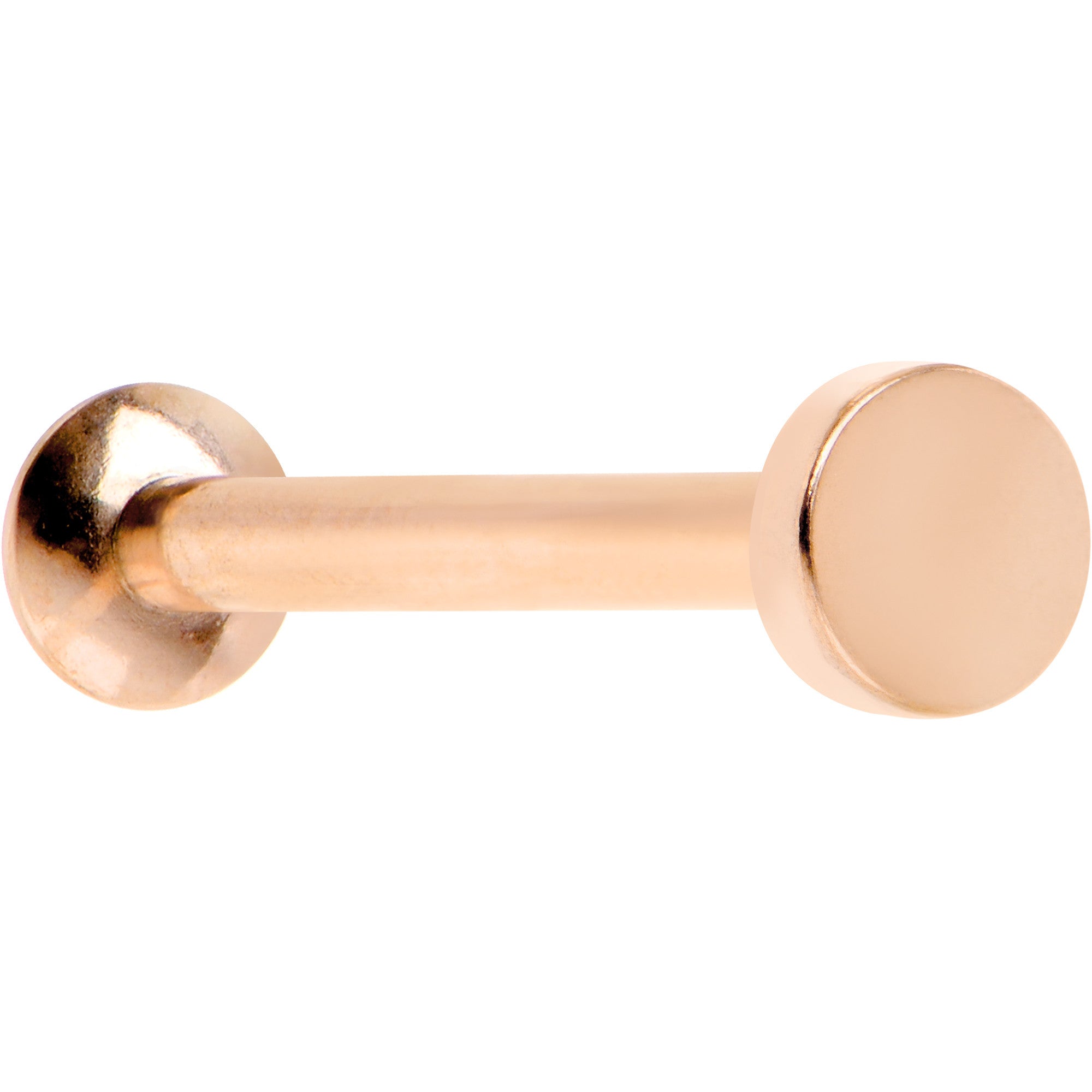 5/16 Oro Rosa IP Círculo de 3mm Rosca Interna Daith Cartílago Tragus
