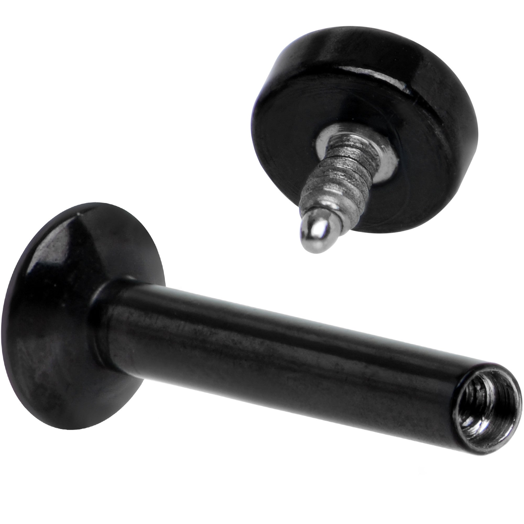 5/16 Negro IP 3mm Círculo Rosca Interna Daith Cartílago Tragus