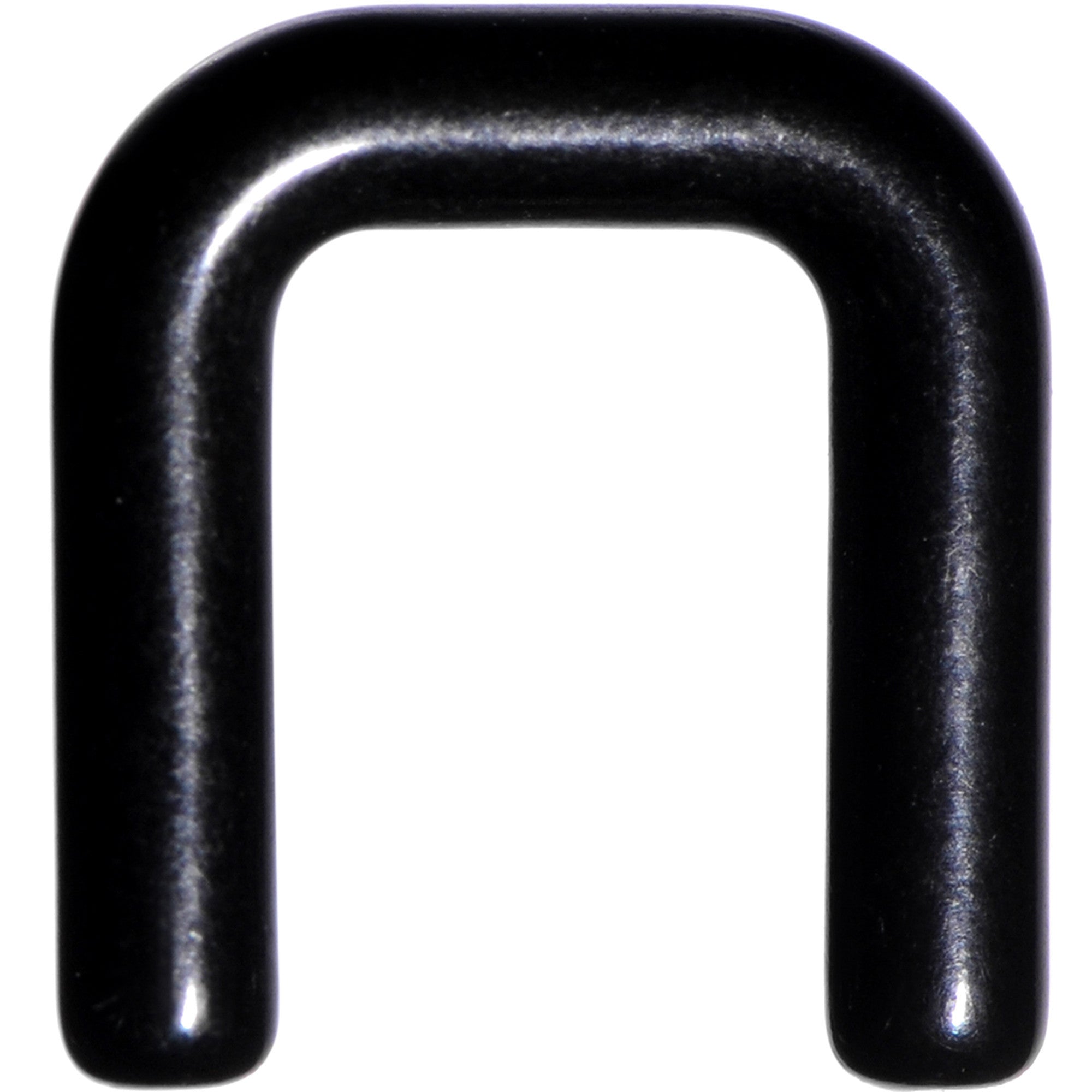 Retenedor de tabique de bioplast cuadrado flexible negro de 10G 1/2