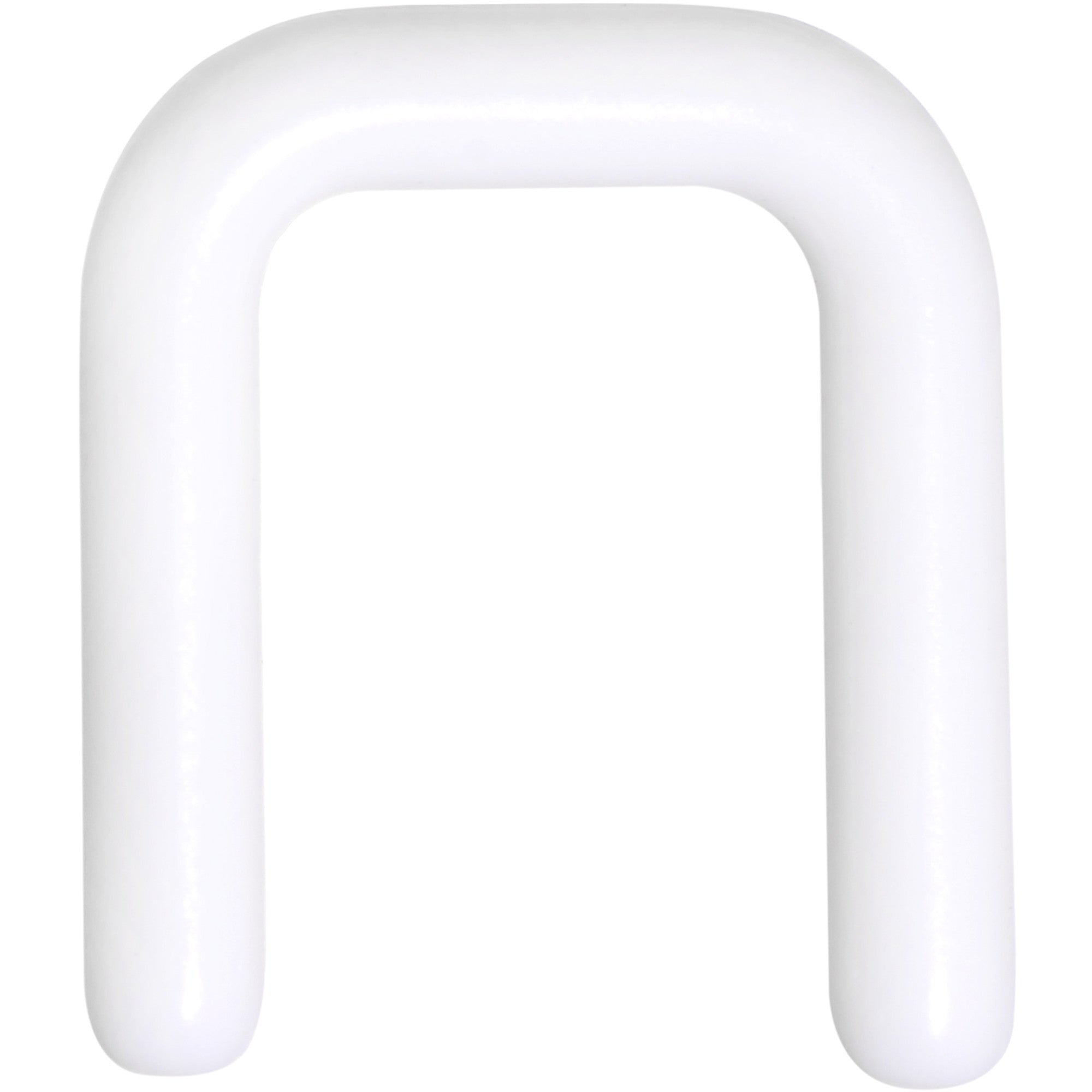 Retenedor de tabique nasal cuadrado Bioplast flexible blanco de 1/2 pulgada y calibre 12G